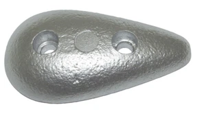 TEC-20 TEC 20 Teardrop Aluminum Anode Hull Plate 3 1/2" Inch - Picture 1 of 1