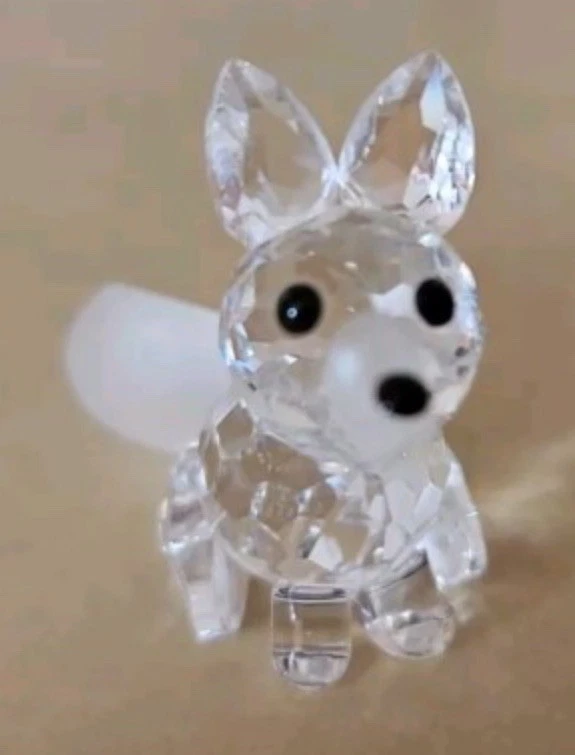 Mini estatuilla de cristal de zorro sentado Swarovski retirada -   Foto 1 de 1