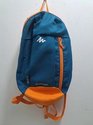 Decathlon Quechua Arpenaz 10 Azul Naranja Mochila Camping Senderismo Mochila Bolso Foto 1 de 4