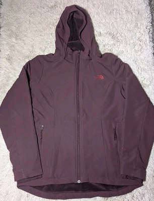 Sudadera con capucha para mujer The North Face Shelbe Raschel M Windwall chaqueta ciruela Foto 1 de 4