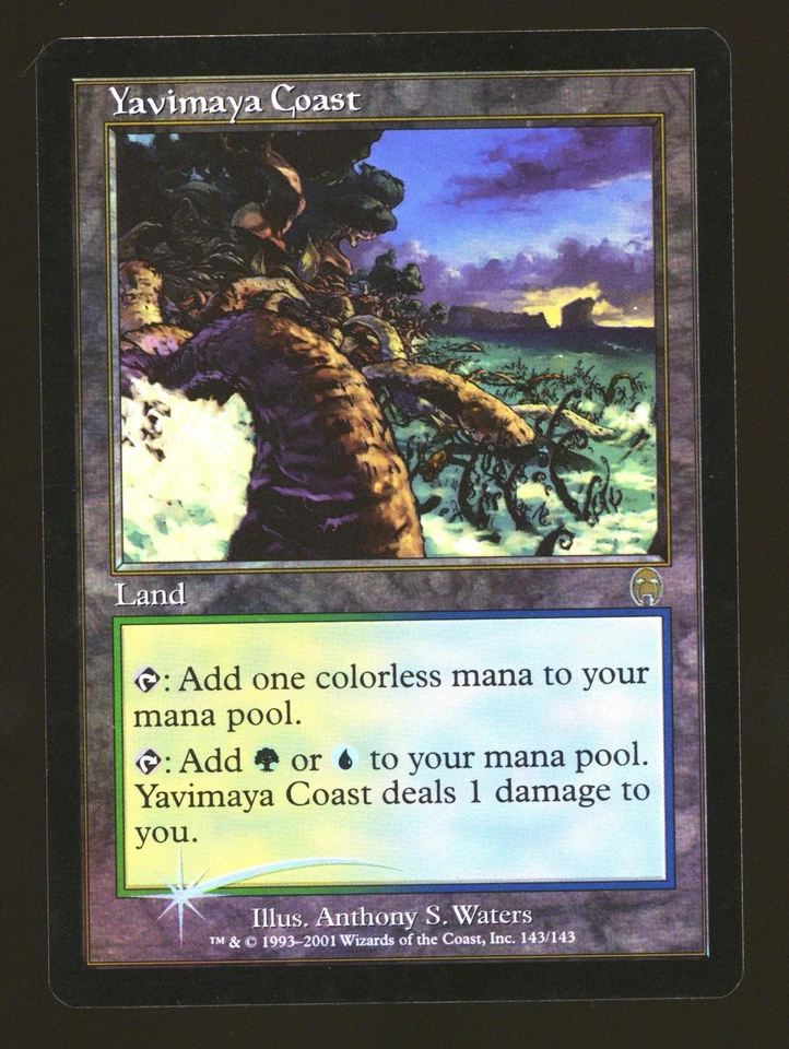 Magic MTG Apocalypse FOIL Yavimaya Coast NEAR MINT NM - Image 1 of 2