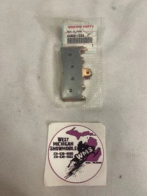 Conjunto de pastillas de freno Kawasaki P/N 43082-1224 1998-1999 Ninja ZX-6R OEM Foto 1 de 2