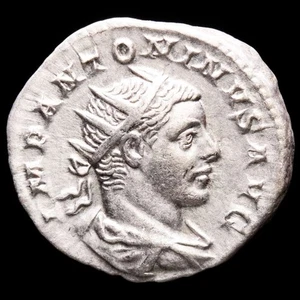 *Lucernae* Elagabalus Antoninianus TEMPORVM FELICITAS Felicitas Rome 218-22 AD - Picture 1 of 5
