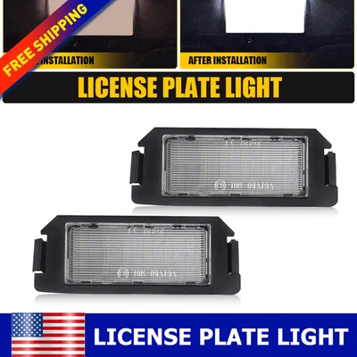 Para Hyundai Veloster/Genesis Coupe 2x Luces LED Blancas Matrícula Accesorios Foto 1 de 4