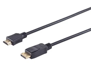 S-IMPULS DisplayPort 1.2 Adapterkabel HDMI-A 4K 3m - Bild 1 von 1