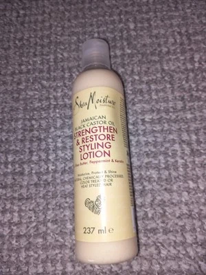 Shea Moisture Styling Lotion  (Black Castor Oil, Peppermint & Keratin) 237ml - Image 1 of 4