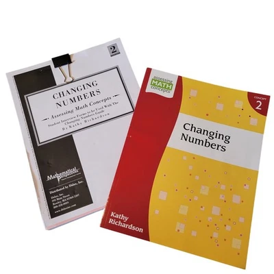 Changing Numbers Book 2 Kathy Richardson 45 Student Forms Assessing Math Concept - Image 1 of 4