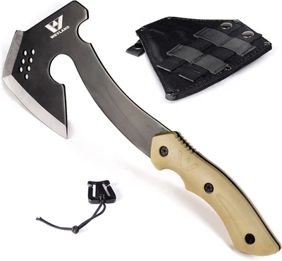 WEYLAND OUTDOORS WEYLAND Survival Hatchet & Camping Axe with MOLLE Sheath - Small Tactical
