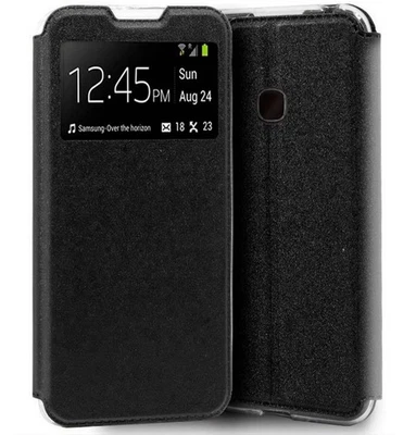 TUMUNDOSMARTPHONE Funda Libro Soporte con Ventana para Oppo A53 / A53s color Negra