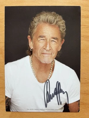 Peter Maffay AK We love Rock N Roll 2024 Autogrammkarte original handsigniert 2 - Bild 1 von 2
