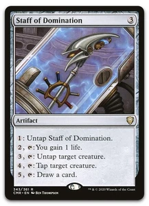 Staff of Domination #343 (NM) Commander Legends CMR Magic MTG - Picture 1 of 2
