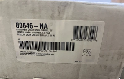 Canal de drenaje de ducha lineal ajustable Kohler K-80646-NA 2-1/2" x 36"- 60" Foto 1 de 3