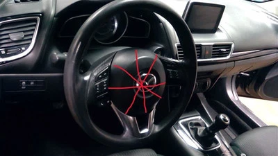 Mazda 3 2016 16 volante con audio crucero teléfono negro 97868 Foto 1 de 4