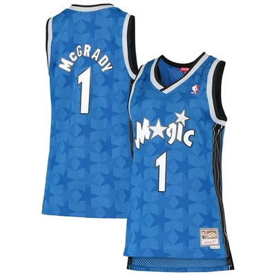 Women's Mitchell & Ness Tracy McGrady Blue Orlando Magic 2000/01 Hardwood - Image 1 of 3