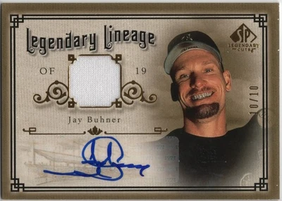 2005 SP Legendary Cuts JAY BUHNER Legendary Lineage Gold Jersey Patch Auto /10 - Image 1 of 2