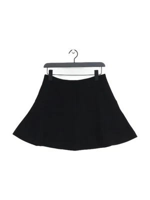 COS Women's Mini Skirt S Black Wool with Cotton, Polyester Short Mini - Image 1 of 4