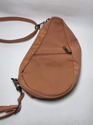 Bolso Bandolera AmeriBag Saludable Espalda Mini Eslinga Naranja Quemado Ajustable 8" Foto 1 de 4