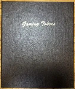 Dansco Gaming Token 5 Page Coin Album 7005 / Used Condition - Picture 1 of 6
