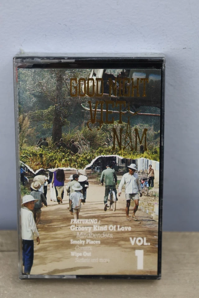 Good Bye Vietnam Vol 1 Audio Cassette Tape Black Star Smokey Places Wipe Out - Image 1 of 4