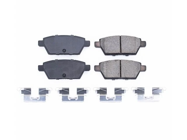 Rear Brake Pad Set For 2006-2012 Ford Fusion 2010 2007 2008 2009 2011 FY489VX - Image 1 of 1