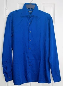 Camicia uomo Claiborne Modern Fit manica lunga abbottonata blu royal media - Foto 1 di 3