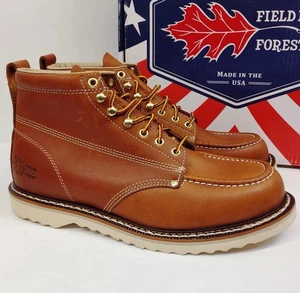 Field N' Forest FF8436 Independence 6" Arbeitsstiefel Herren Größe 13 W Leder Mokassinnaht - Bild 1 von 9