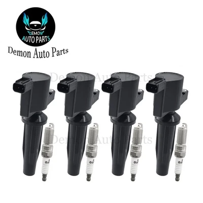 Bobina de encendido y bujía 4 piezas para Lincoln MKZ 2011-2012 2,5 L L L4 Foto 1 de 4