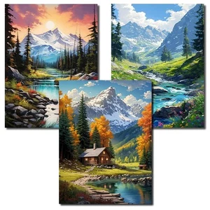Diamond Art Kits for Adults - 3 Pack Landscape Diamond Painting Kits for Adul... - Picture 1 of 7
