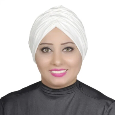 Turban women Muslim Head Hijab Turban Wrap Cover​ Cancer Chemo Cap Hats - Image 1 of 4