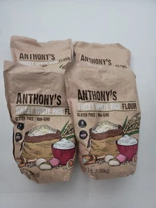 4 (Four) Anthony's Sweet White Rice Flour, 3 lb, Gluten Free, Non GMO x 4 - Picture 1 of 9