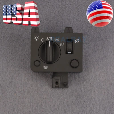 Negro Nuevo 20983207 Interruptor Faro Lámpara Nuevo para Chevy Chevrolet Colorado Canyon Foto 1 de 4