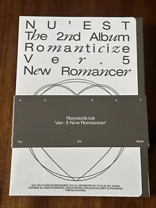 The 2nd Album 'romanticize' (New Romancer Version) by Nu'est (CD, 2021) - Picture 1 of 2