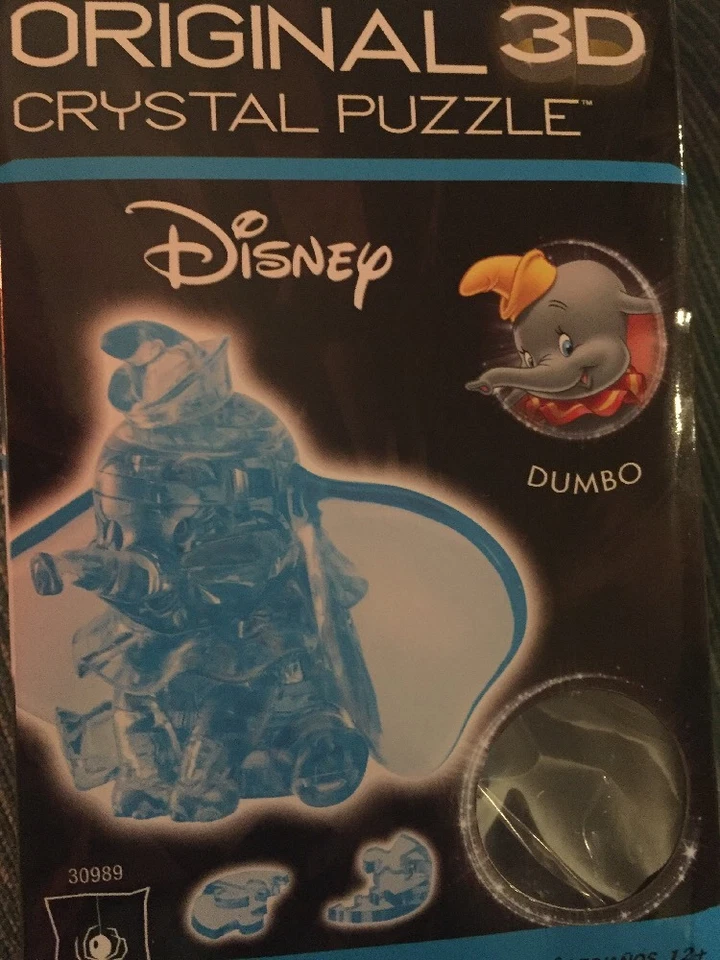 Rompecabezas BePuzzled 3D Cristal Disney Dumbo 40 piezas Foto 1 de 3