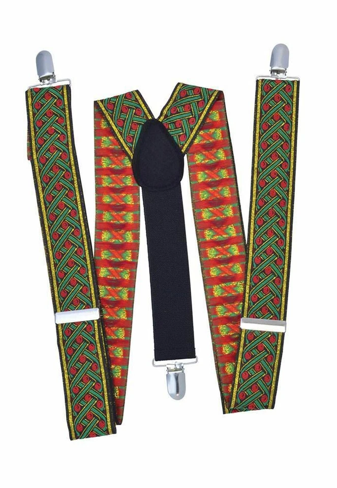 BRISTOL NOVELTY Adults Adjustable Santa Braces Christmas Xmas Fancy Dress Costume Accessory