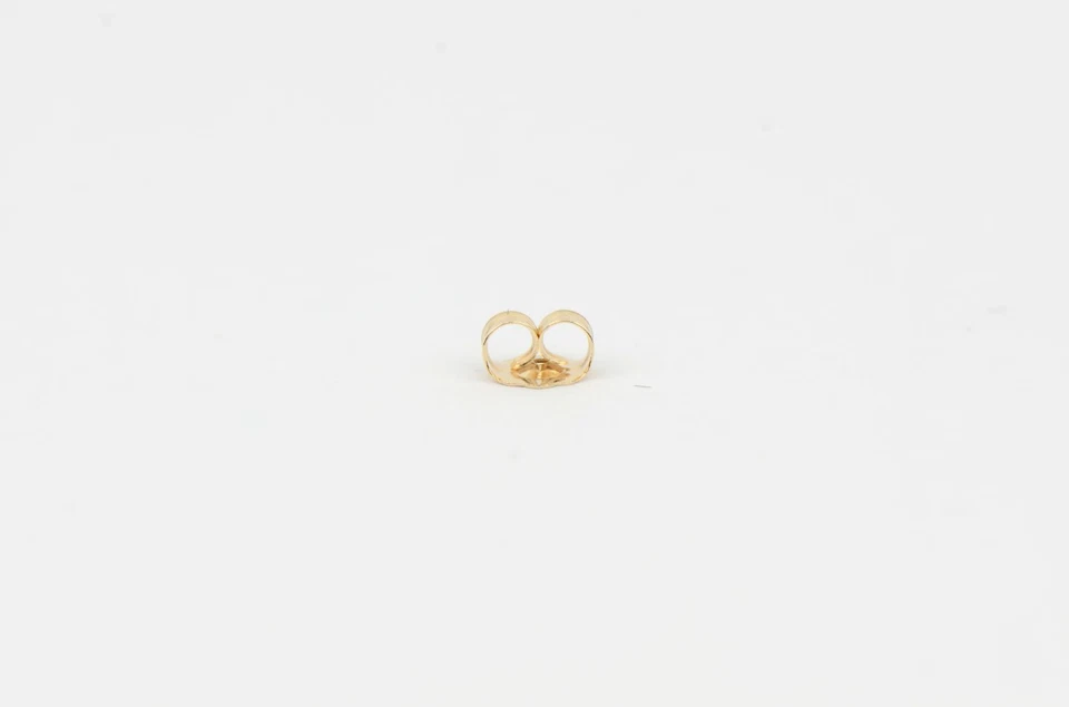 14k Yellow Gold Push Back Earring Butterfly Backing Small Medium Large-by PC!!! - Image 1 of 1