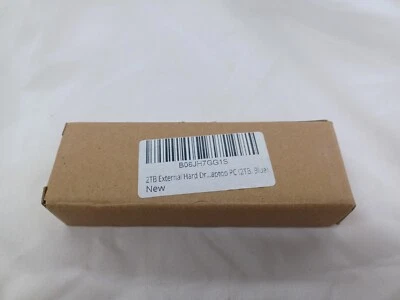 BLUE External Hard Drive, Slim External Hard Drive Portable Storage Drive - Image 1 of 4