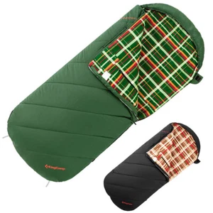 KINGCAMP Deckenschlafsack Freespace 300 Winter Schlafsack XL Breit Baumwolle -13 - Bild 1 von 17