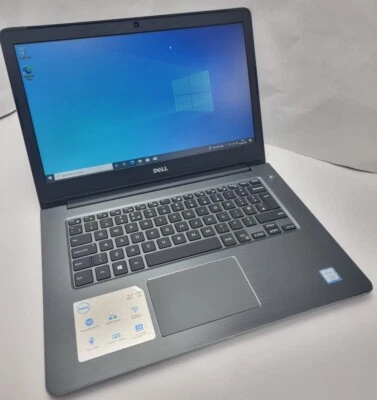 Dell Vostro 14" Laptop 7th Gen i5 8Gb RAM 128Gb SSD Webcam HDMI Windows 10 - 38 - Image 1 of 4