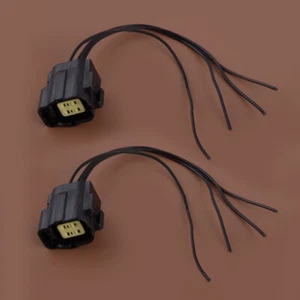 2 O2 Oxygen Sensor 4 Way Female Connector Wiring Harness Fit For Infiniti Nissan - Picture 1 of 4