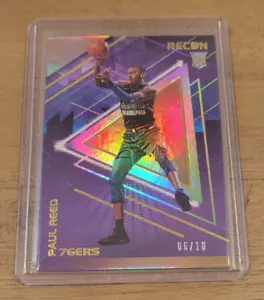 PAUL REED 2020-21 PANINI RECON BASKETBALL GOLD ROOKIE CARD SP/10 #138 PISTONS RC - Picture 1 of 2