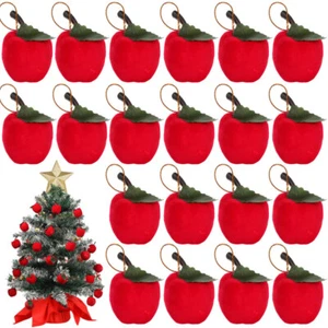 24 Pcs Decorative Hanging Ornaments Christmas Decorations Artificial Tree - Picture 1 of 11