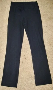 Pantaloni leggings donna Eileen Fisher blu navy pull on elasticizzati taglia XXS - Foto 1 di 6