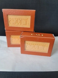 Lot of 3 Cali Cosmetics Tarocco Skin Cleanser Soap Sicilian Red Orange Extracts - Picture 1 of 3