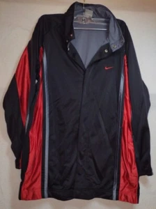 Nike Boys Snap Front Lined Track Jacket Size  XLarge (18-20) Black Red Hockey. 8 - Picture 1 of 5