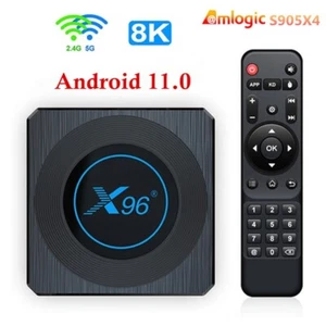 X96 X4 S905X4 Android 11.0 Smart TV Box 4G 32G/64G TV Box WiFi HDR Media player - Foto 1 di 17