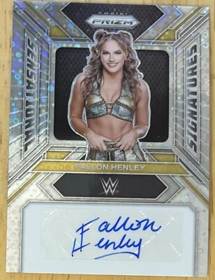 2024 Panini Prizm WWE Signatures Fallon Henley Auto Silver UnderCard NXT 🔥🔥🔥 - Image 1 of 2