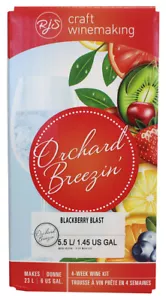 Orchard Breezin' Blackberry Blast Wine Making Ingredient Kit - Picture 1 of 4