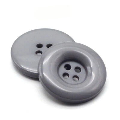 10x DIY Round Resin Sewing Buttons 4-Hole Overcoat Trench Coat Button Clothing - Image 1 of 4