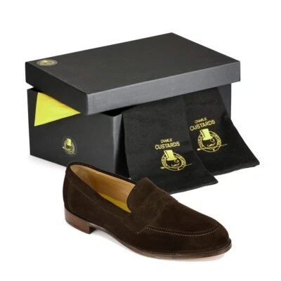 Nuevo Church's Cheaney Hombres Zapatos Mocasines Gamuza Marrón Reino Unido 10.5 EE. UU. 11.5 UE 44.5 F Foto 1 de 4