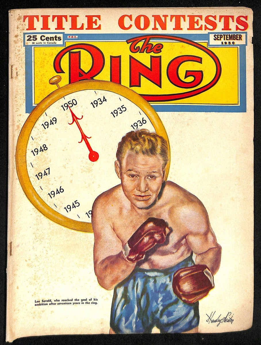 アメリカボクシング雑誌The RING 1952年6月号 アメリカボクシング雑誌The RING 1952年6月号